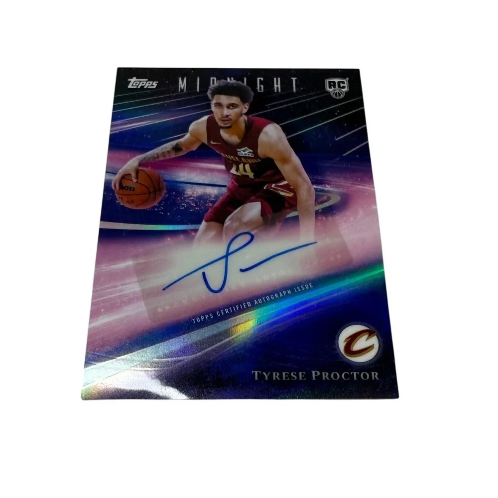 2024-25 Topps Midnight Tyrese Proctor Rookie Horizon Signatures Auto RHS-TP Cavs